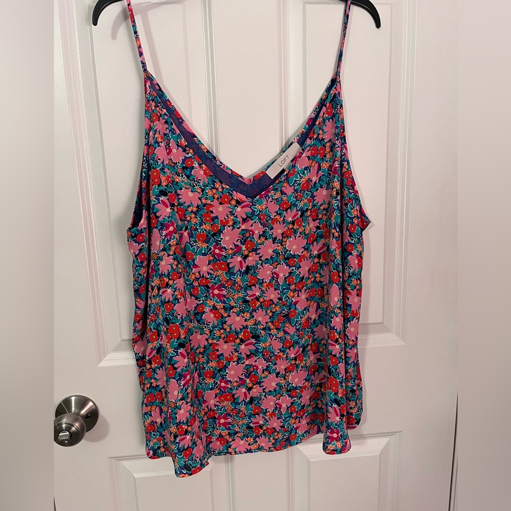 Loft floral tank